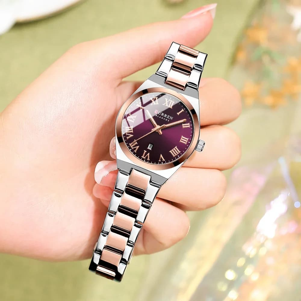 CURREN montre femmes, montres pour femmes, montres pour dames, robe de mode étanche Bracelet en acie