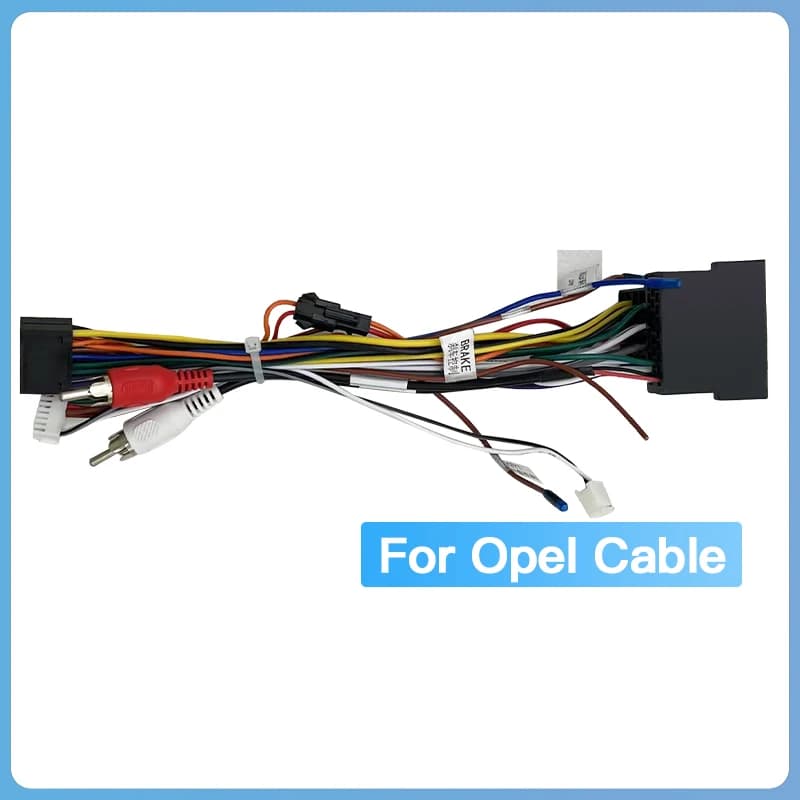 Câble d'alimentation autoradio Android 16 broches SZLELV pour Opel Astra Zafra Ectra Vivaro Antara C