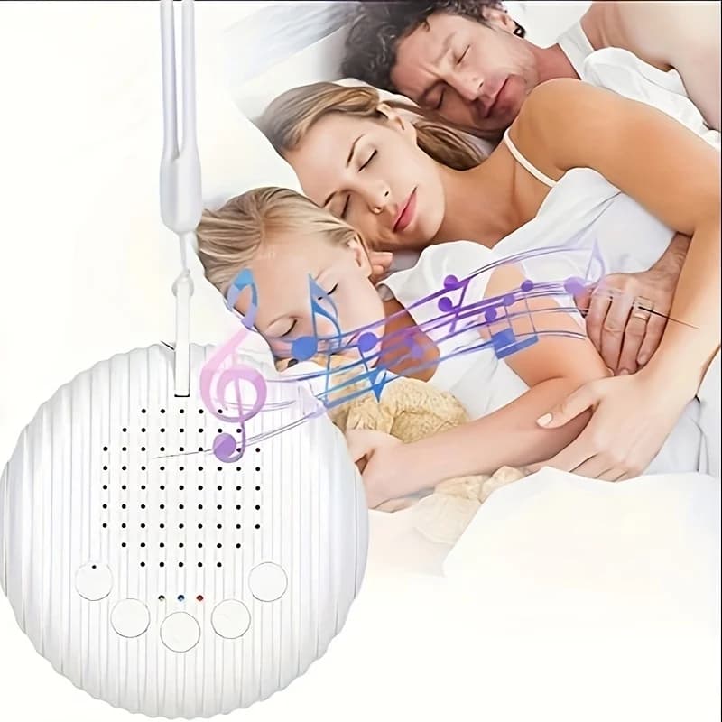 Machine à bruit blanc 10/12 sons, Rechargeable par USB, Portable, pour bébé, adulte, personnes âgées