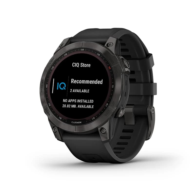 Garmin Fenix 7 solaire DLC sang oxygène fréquence cardiaque double fréquence GPS course marche neige