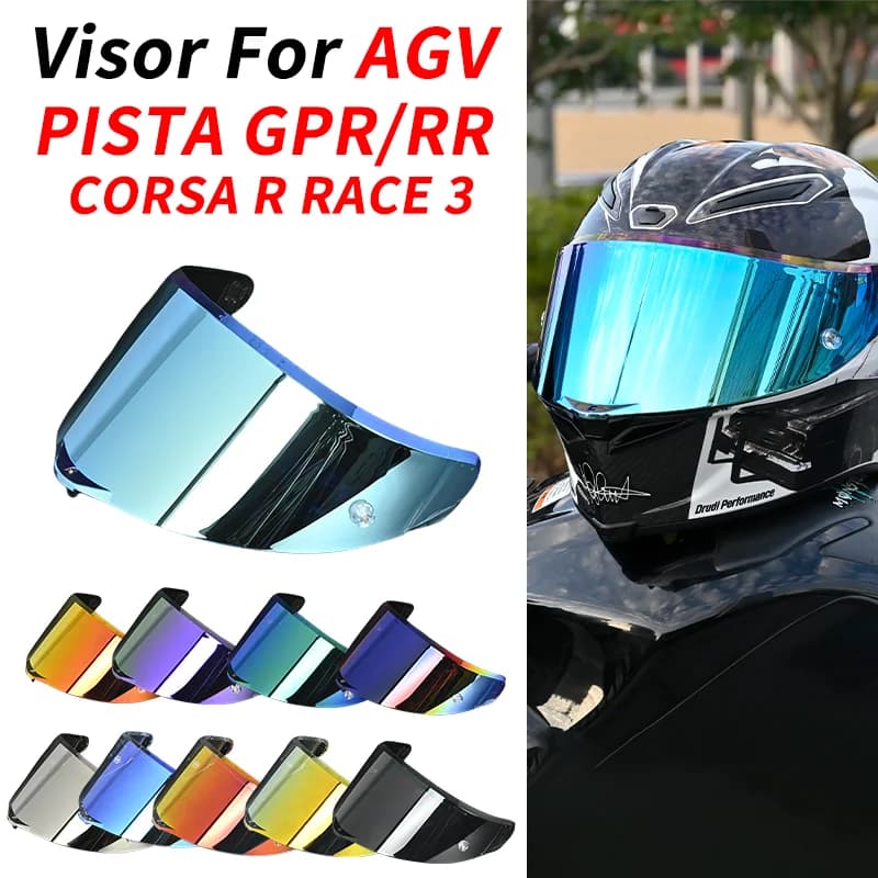 Visière de casque de Moto pour AGV PISTA GPR GPRR CORSA RACE 3, bouclier de Protection Uv, pare-bris