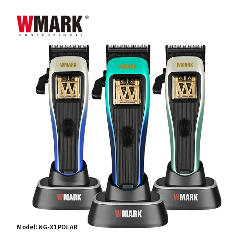 Tondeuse à cheveux professionnelle WMARK NG-X1 pour hommes, moteur magnétique micropuce 10000 tr/min