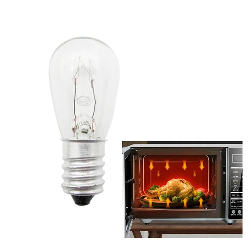 Ampoule de four halogène, lampe de réfrigérateur, haute température, degré sûr, sèche-linge, micro-o