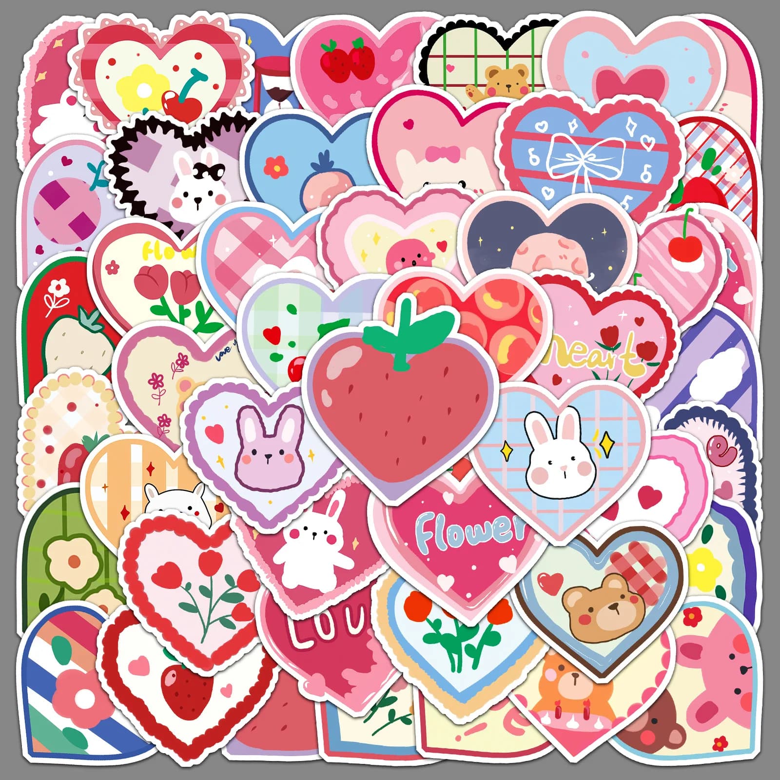 Autocollants de graffiti de dessin animé mignon, autocollants décoratifs étanches, bricolage créatif