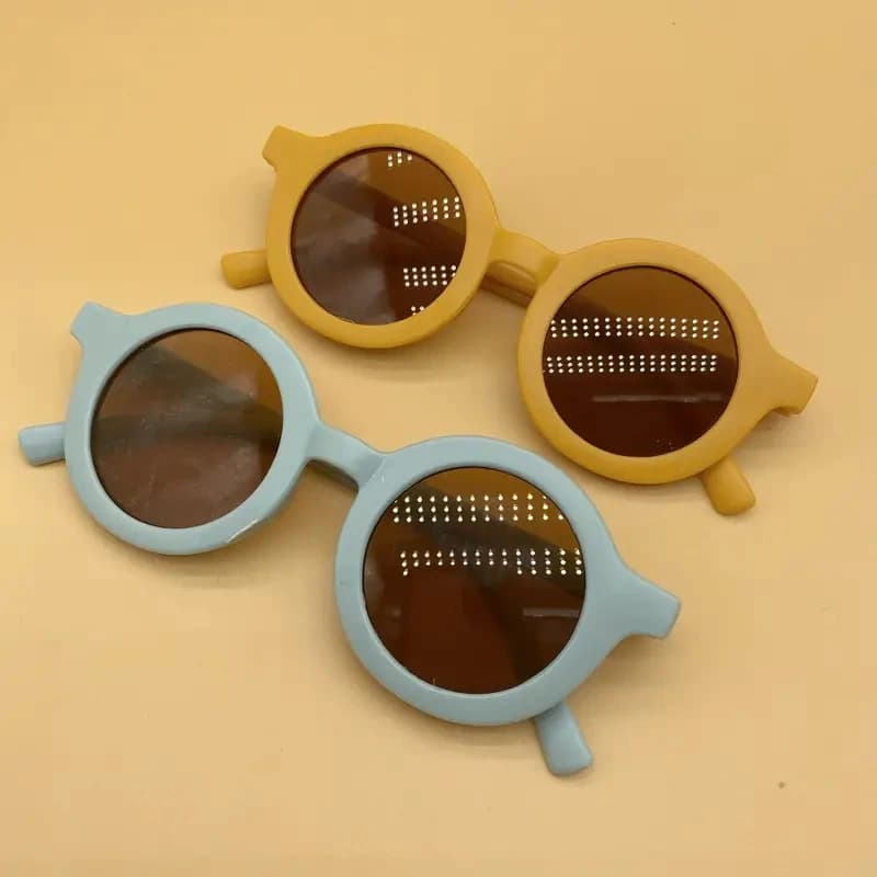 Lunettes de soleil mignonnes pour bébé, lunettes de soleil pour enfants, outil de photographie d'ext