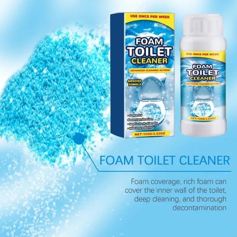 Nettoyant pour toilettes en mousse, nouveaux nettoyants pour cuvettes toilettes 2025, nettoyant avan