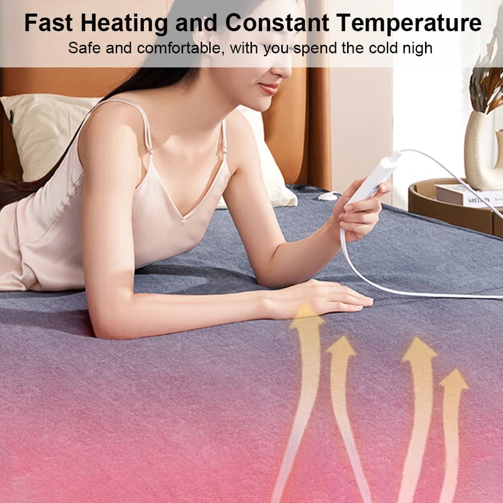 Couverture chauffante électrique pour chambre, couverture chauffante automatique, chauffe-corps, mat