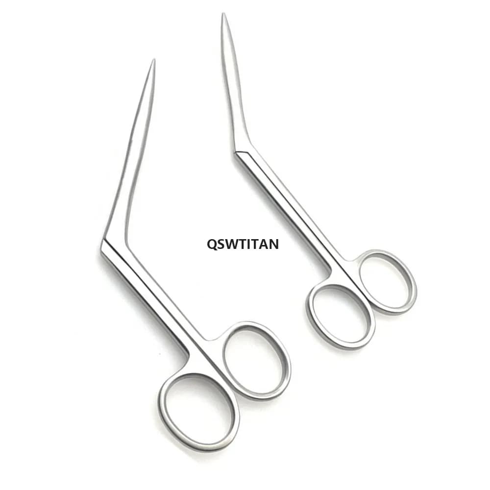 Ciseaux nasaux en acier inoxydable, ciseaux chirurgicaux pour rhinoplastie, Instrument chirurgical à