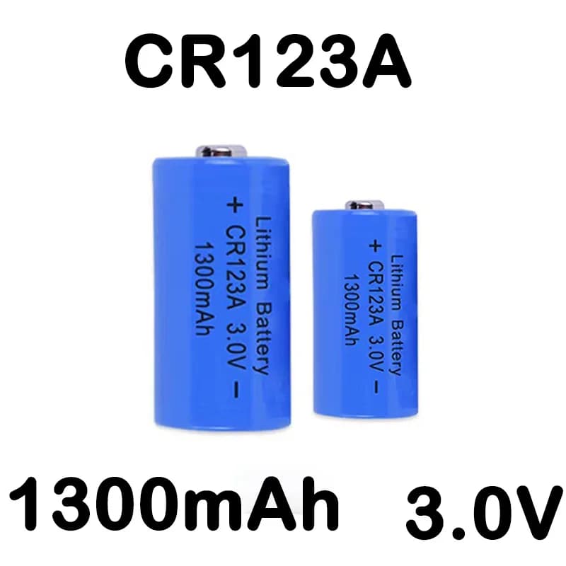 Batterie au lithium non aste pour appareil photo numérique, souris sans fil et calculatrice, CR123A 