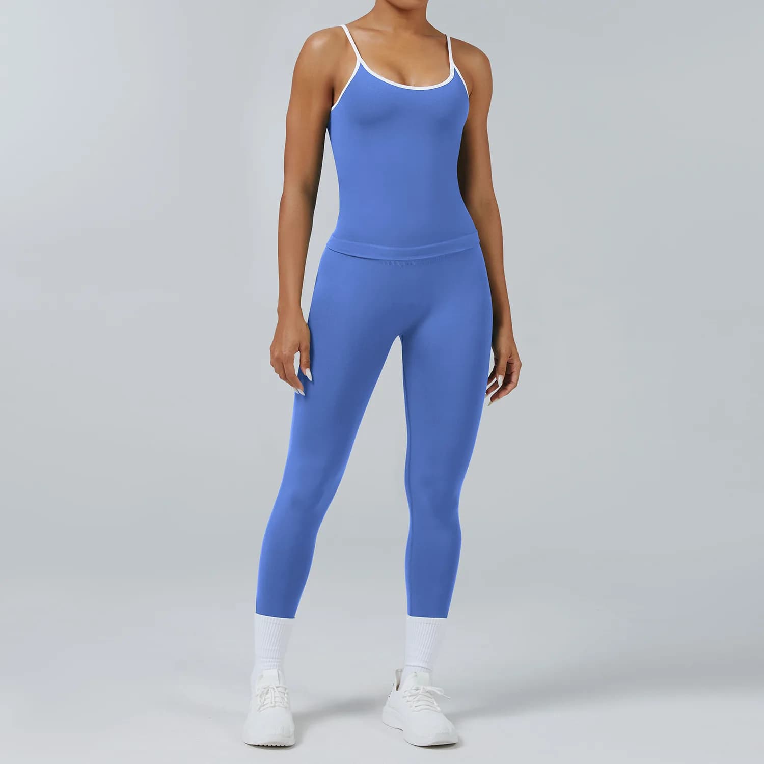Ensemble de vêtements de yoga pour femmes, 2 pièces, survêtement, vêtements de sport sans couture, t
