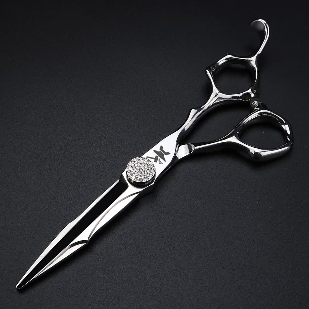 Ciseaux à cheveux artisanaux CNC 6 pouces, ciseaux de coupe et d'amincissement en acier japonais 440