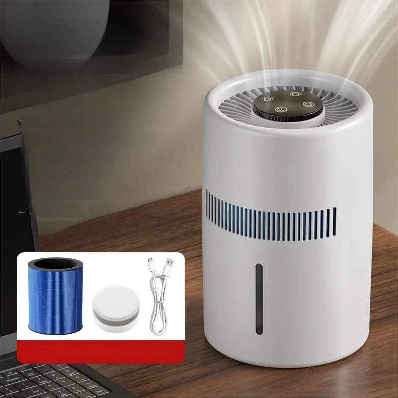 HOMEFISH Humidificateur purificateur d'air sans brouillard pour bureau à domicile, chambre et voitur