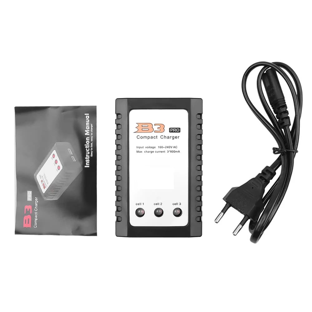 Chargeur de batterie équilibré B3, prise ue/US, pour B3Pro Compact 2S 3S Lipo, chargeur d'alimentati