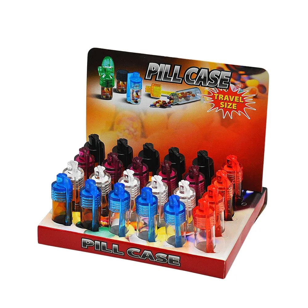 Pilulier de stockage de bouteilles portables de 51 mm
