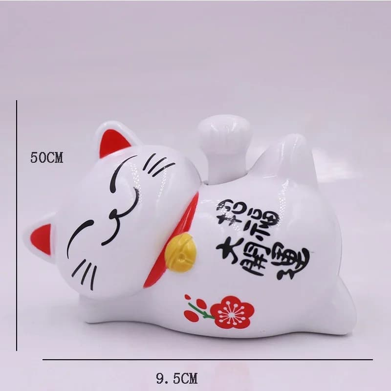 Décoration solaire pour voiture, chat paresseux, dessin animé, design d'intérieur