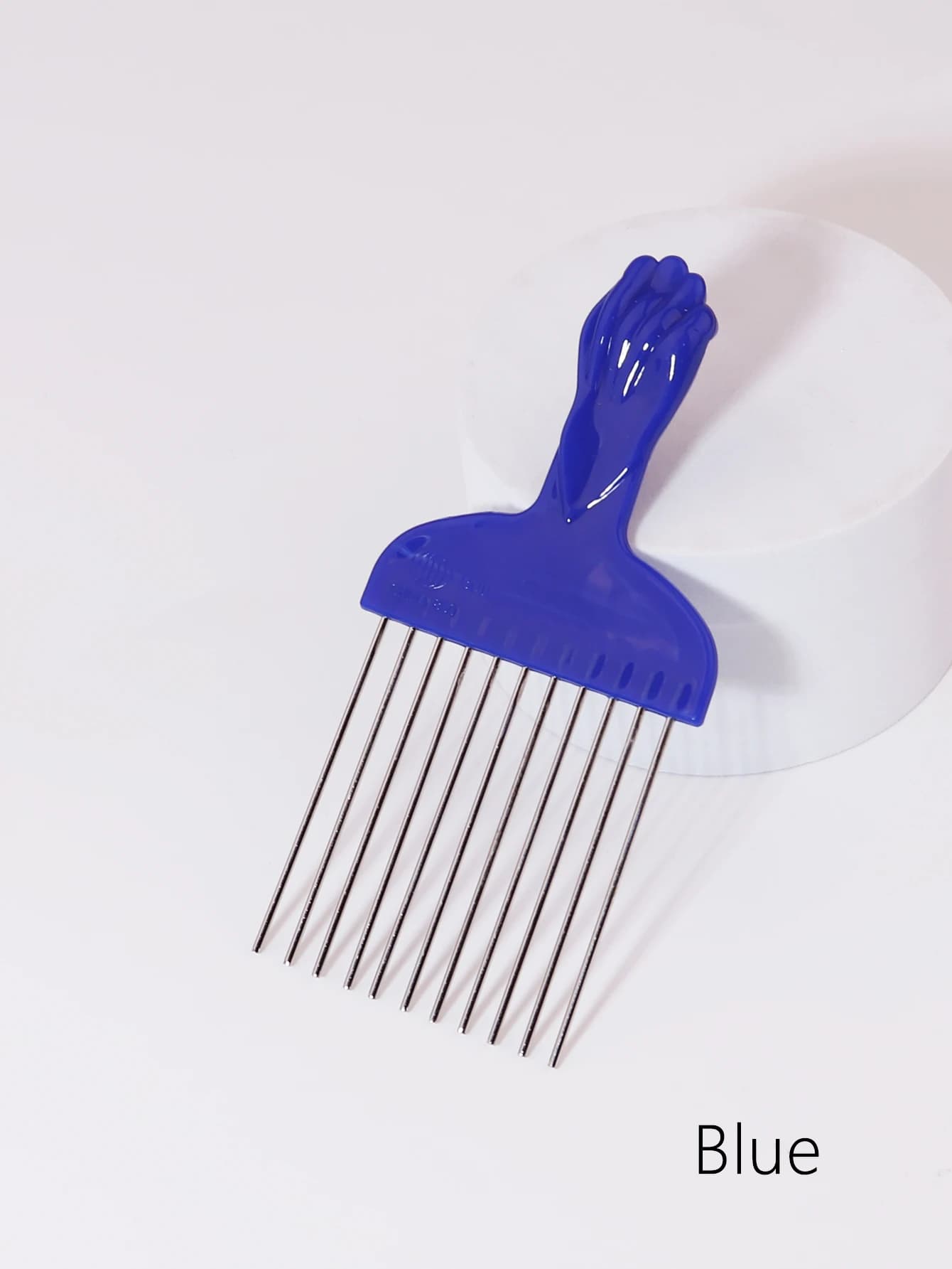 Peigne à cheveux noir en acier inoxydable, peigne à aiguilles en acier, outil professionnel pour hom