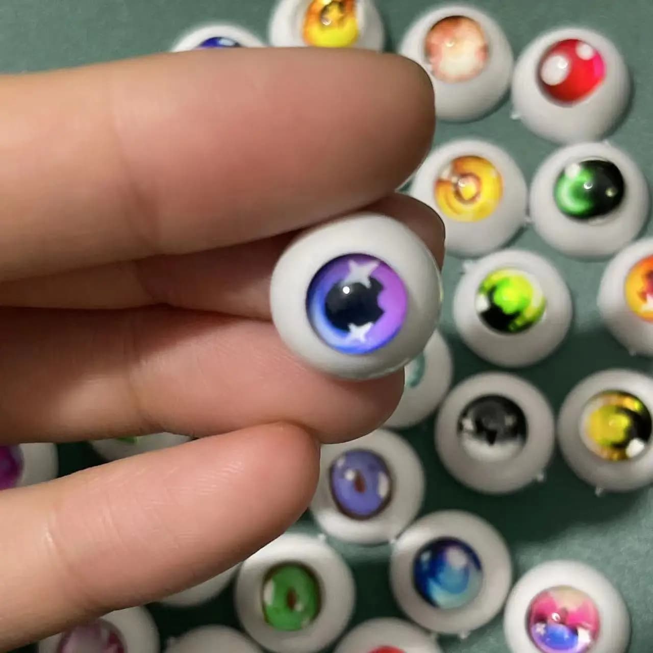 2 paires de globe oculaire de dessin animé 12mm/14mm, jouet de bricolage, œil en peluche, accessoire