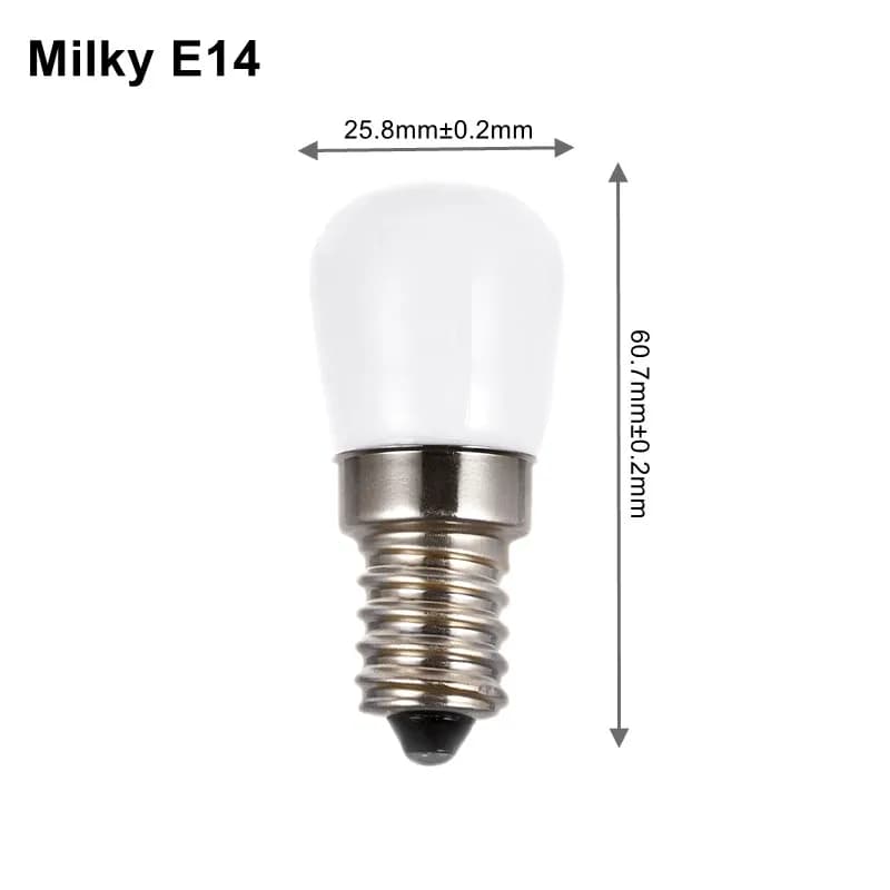 Mini ampoules LED 2W E14 E12 T22 220V 110V 12V 24V 2835 SMD lampe de réfrigérateur ampoule à vis pou