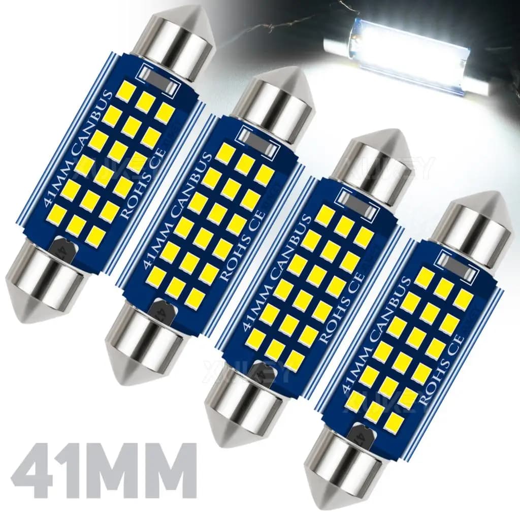 4x 578 ampoule LED blanc brillant 500LM 2016-SMD LED C5w intérieur dôme carte porte lumières ampoule