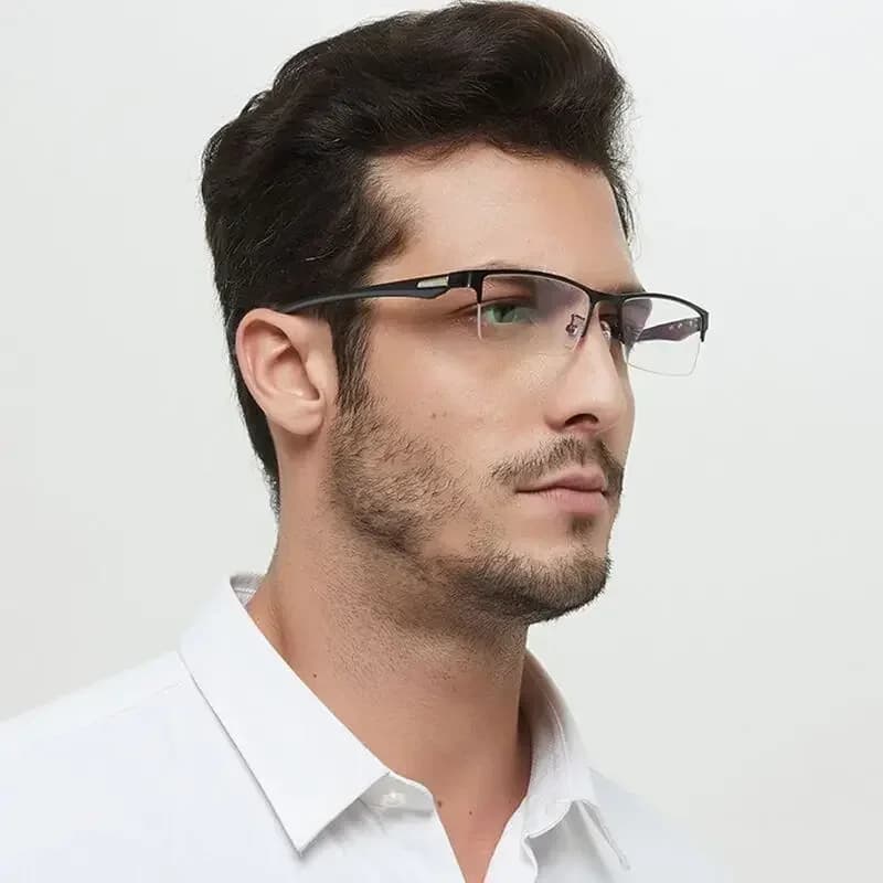 Lunettes de lecture multifocales progressives d'affaires, lunettes de presbytie de près et de loin, 