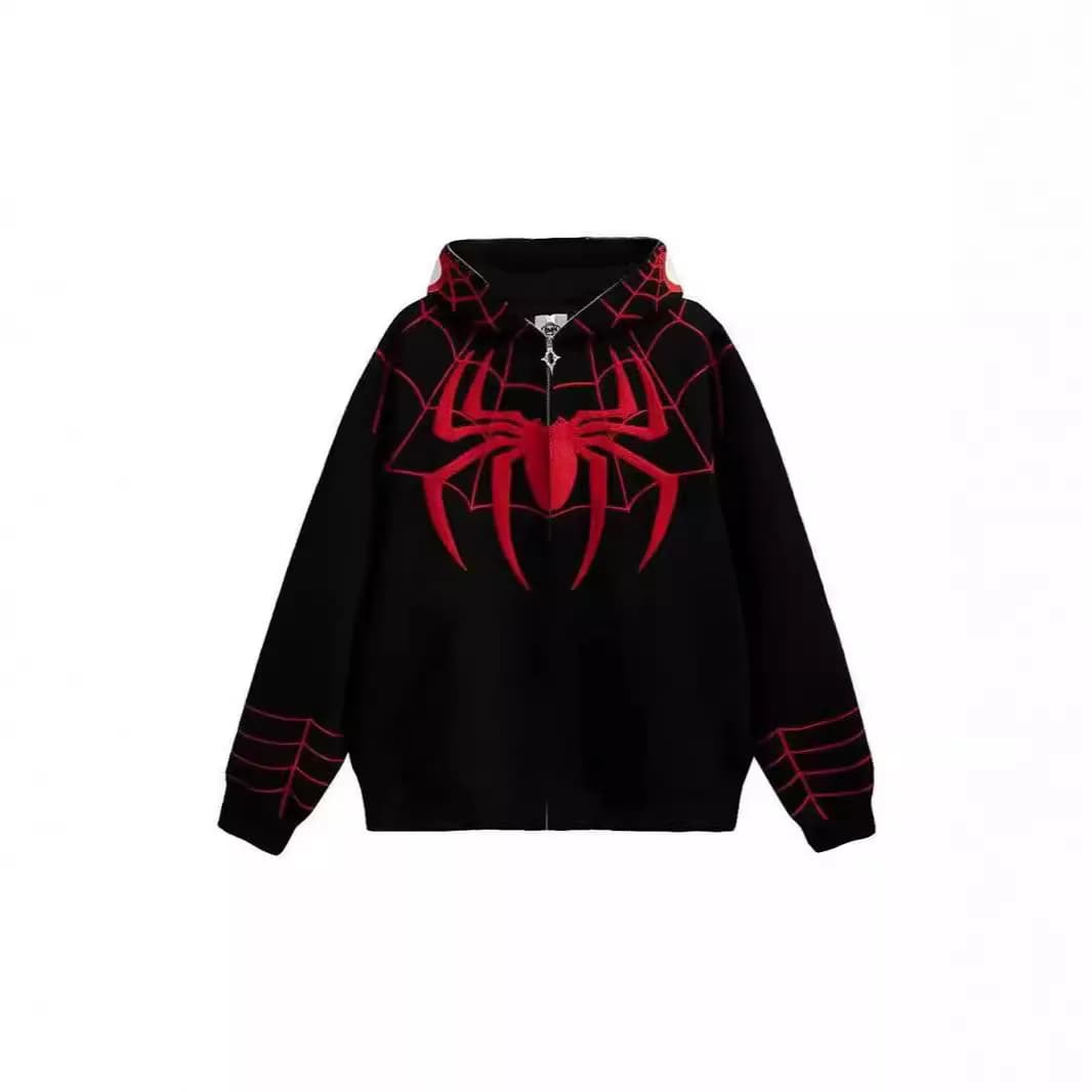 MARVEL Spider Man vêtements d'extérieur hommes femmes mode rue Hip Hop sweat amoureux automne hiver 