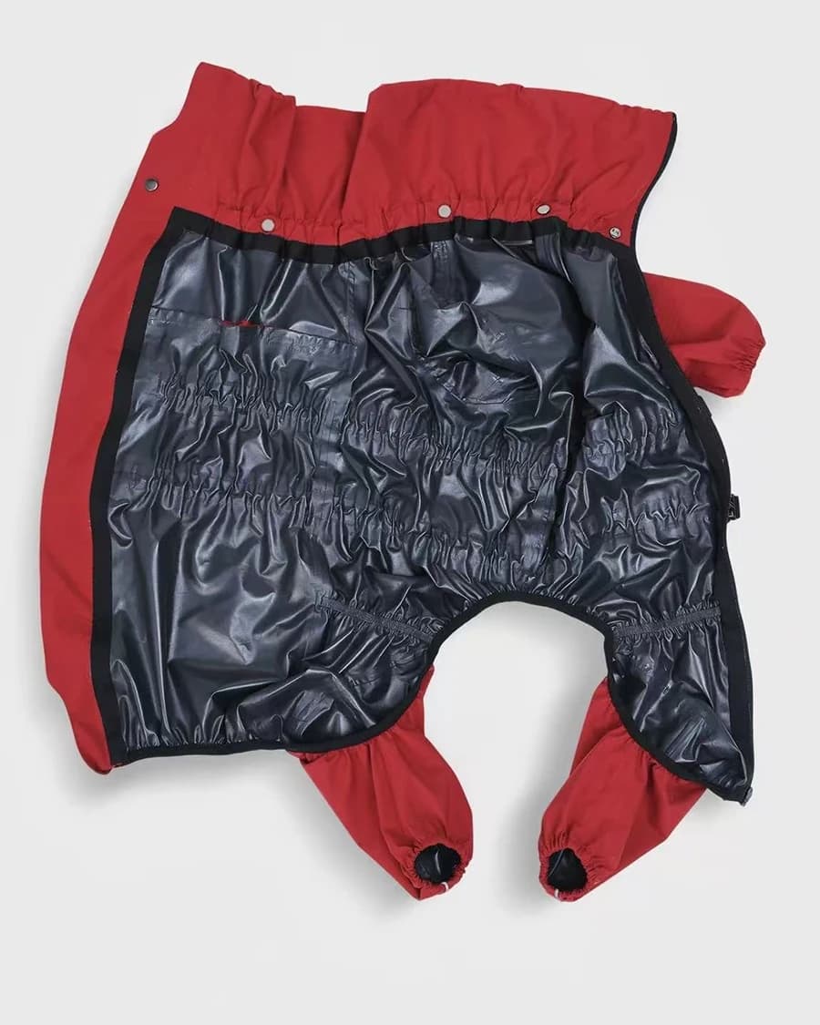 Veste d'extérieur imperméable pour chien, vêtements d'hiver, manteau chaud, grande combinaison réflé