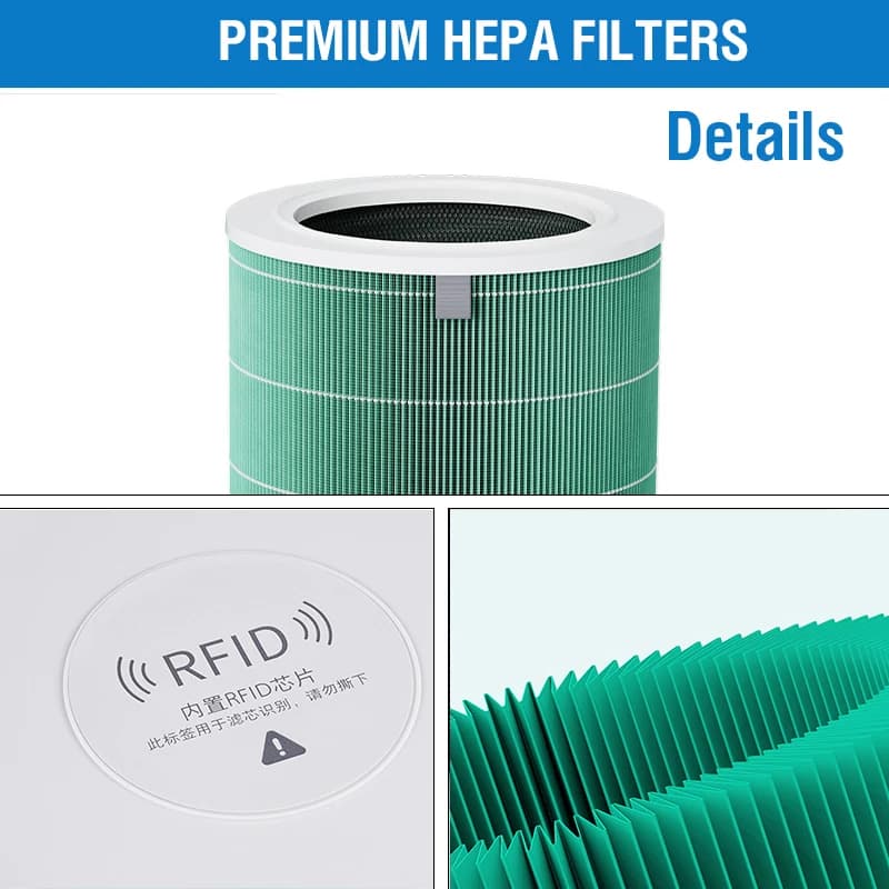 Filtre de remplacement pour Xiaomi Mi ata jia 4 Pro, supporter ficateur d'air