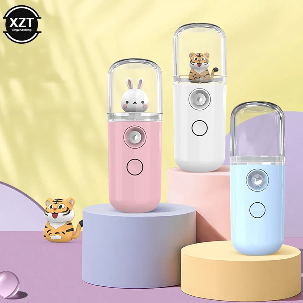 Humidificateur d'air portable 30 ml, atomiseur USB, purificateur d'air, diffuseur d'huiles essentiel