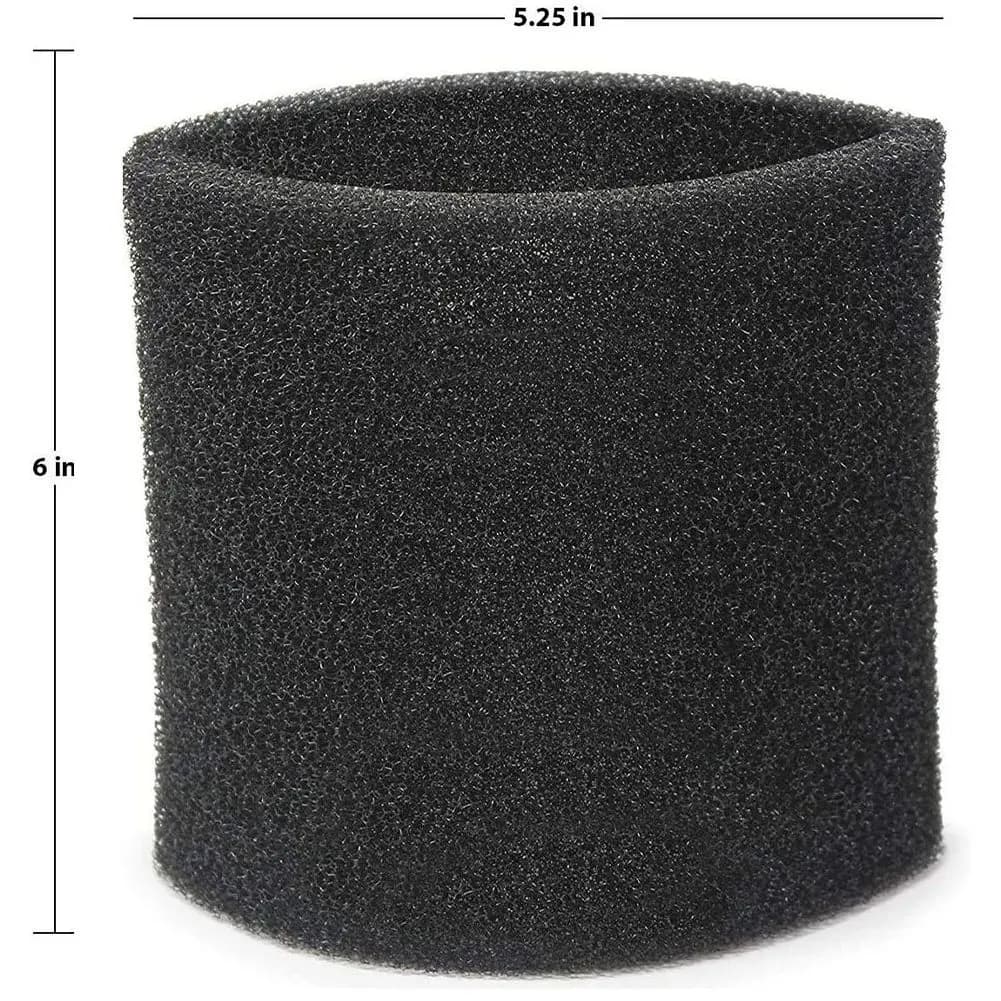 Filtre en mousse pour aspirateur sec Shop-Vac Vacmaster et Genie Shop, 1 paquet, 90585 manchon en mo