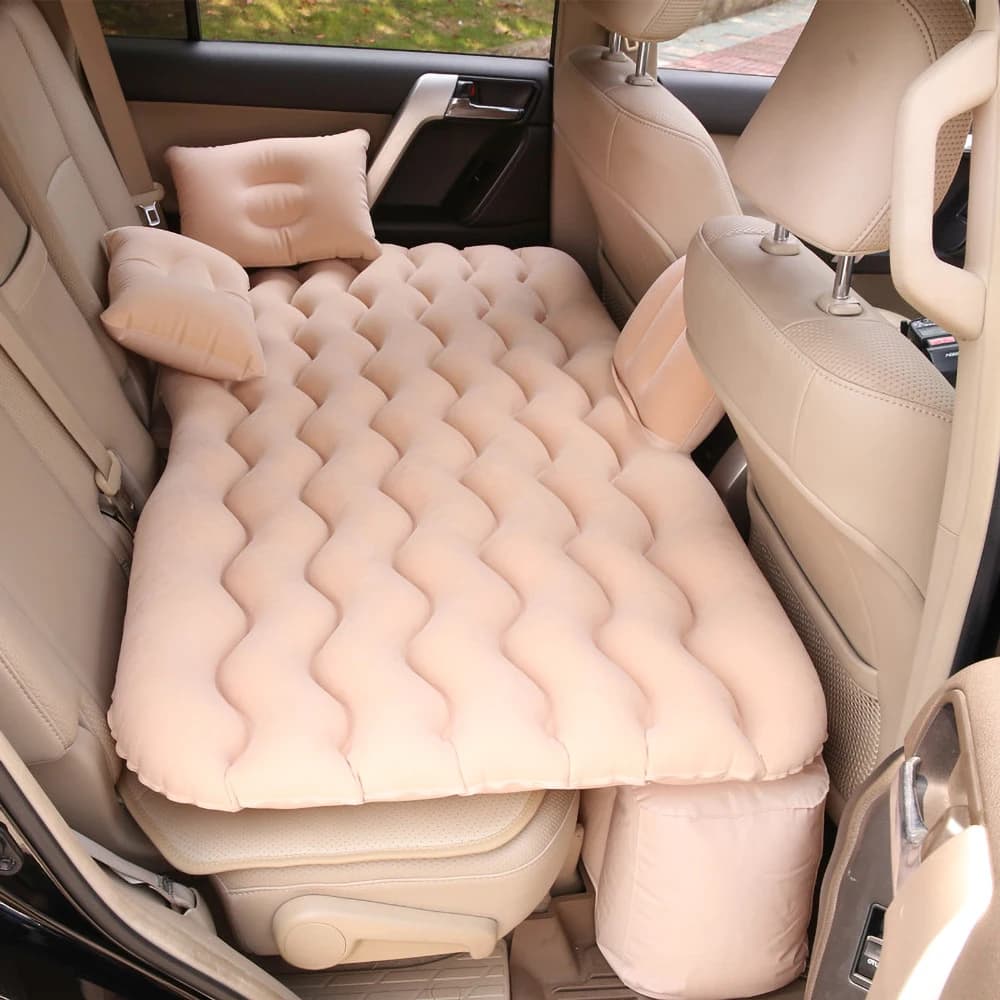 Matelas de voyage gonflable à Air pour voiture, lit universel pour siège arrière, oreiller de canapé