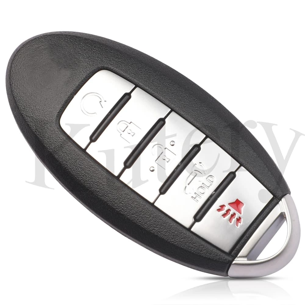 Jingyuqin – clé télécommande à 5 boutons, 433MHZ, puce 4A, P/N S180144110, pour voiture Nissan Rogue