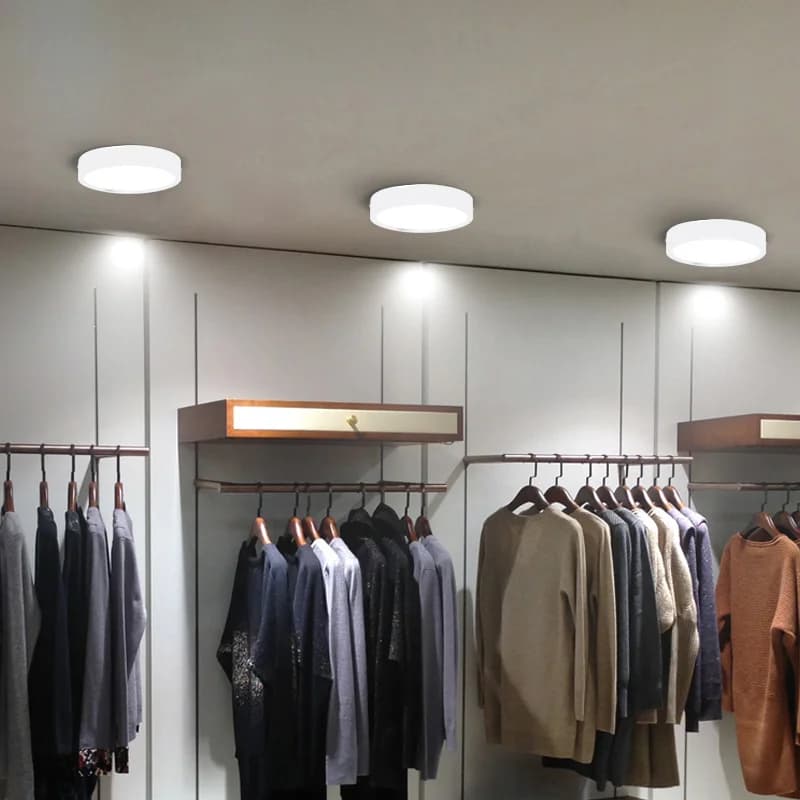 Mini Spot Lumineux LED pour le Plafond, Montage en Surface, Éclairage d'Nik, Idéal pour une Cuisine 