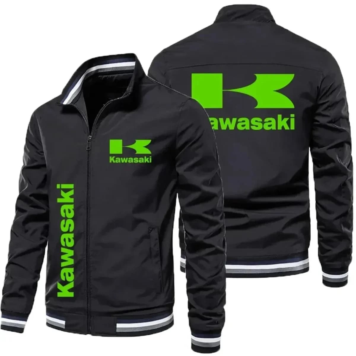 Veste de course pour moto Kawasaki Victory - Veste de moto pour homme - Manteau - Style printemps-au