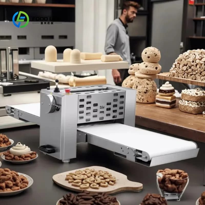 Laminoir à croissants personnalisé certifié CE, machine à pâte feuilletée pour boulangerie, laminoir
