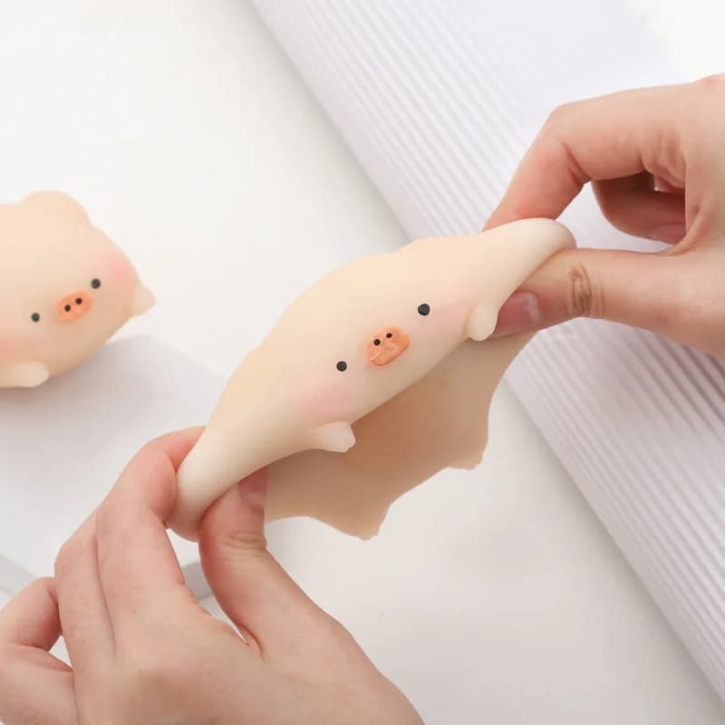 Jouets à presser petit cochon rose mignon, jouets anti-Stress et ventilation, jouets Fidget pour ani