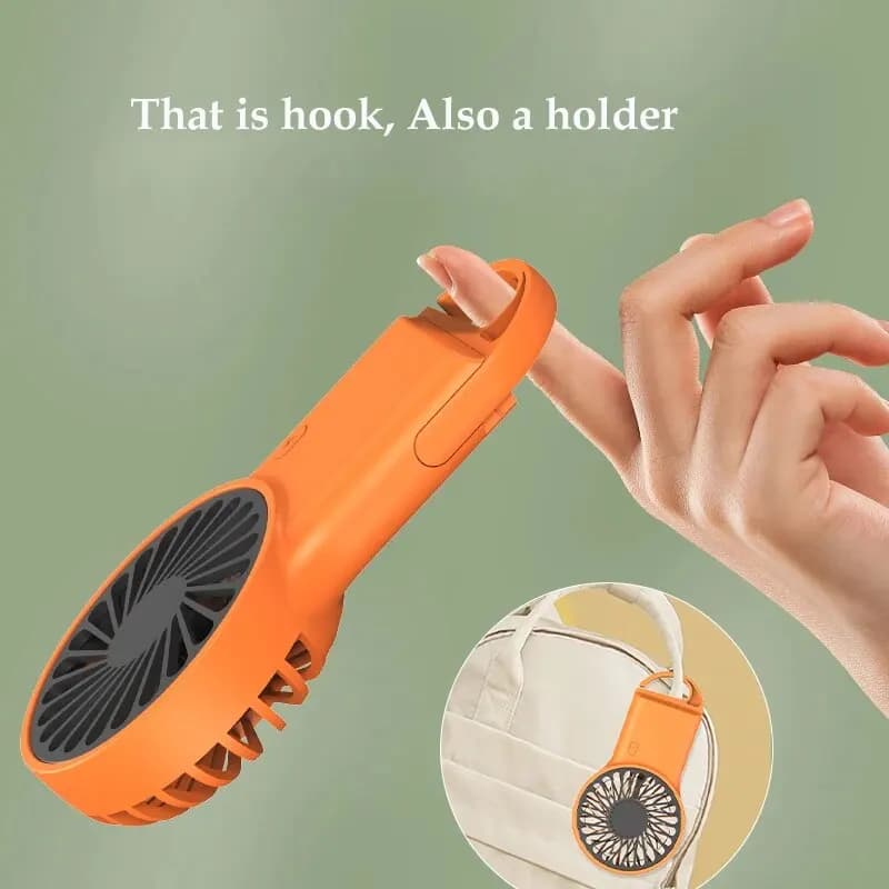 Petit ventilateur portatif Mini crochet Portable USB charge bureau étudiant été soulagement de la ch