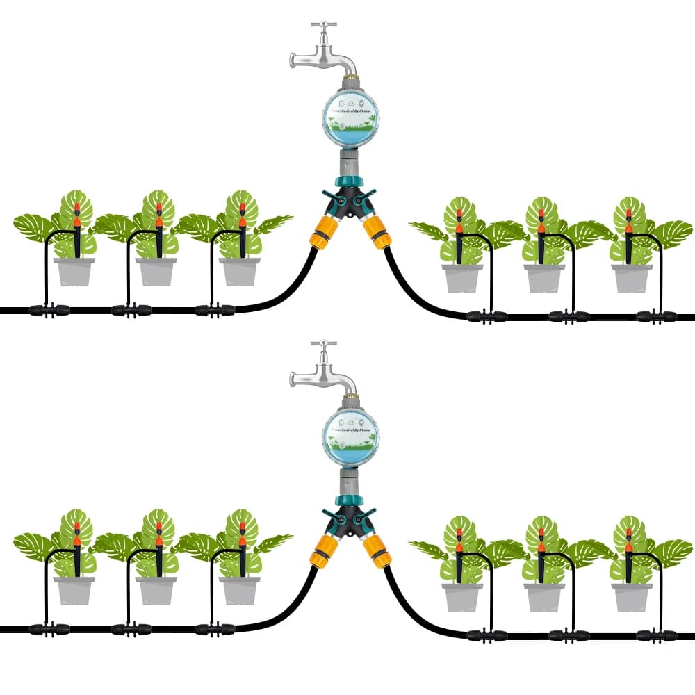 Minuterie d'eau de jardin sans fil WiFi, téléphone intelligent, télécommande, serre de maison, Kit d