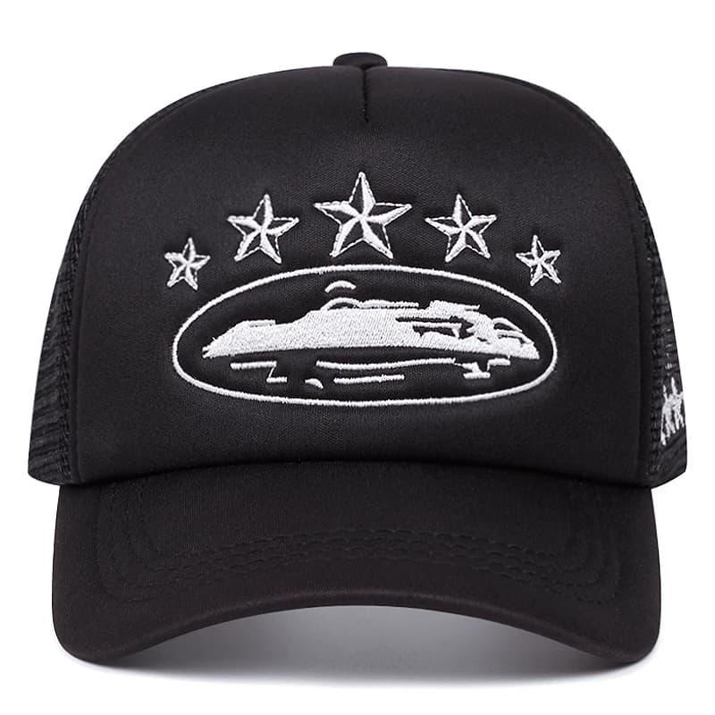 Nouveau chapeau en maille cinq étoiles pour hommes, chapeau Hip Hop de rue pour femmes, pare-soleil 