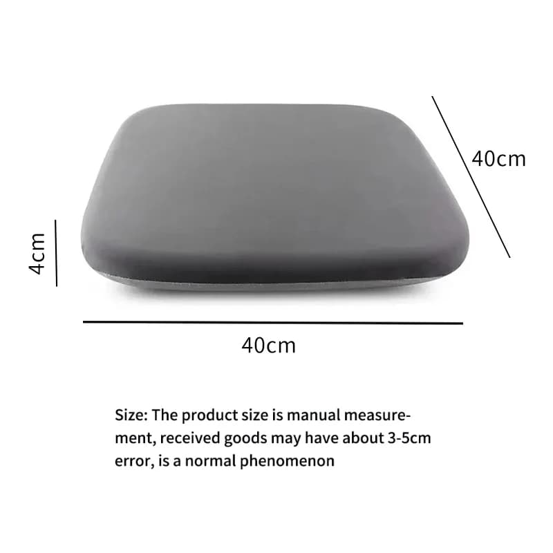 Coussin de siège ergonomique en coton à mémoire de forme pour étudiant, coussin pour hémorroïdes, ou
