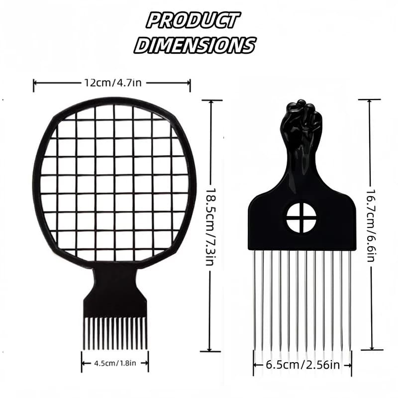 Ensemble d'éponges à cheveux torsadées magiques 3 pièces/ensemble, brosse éponge à gros trous pour c