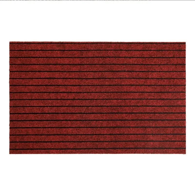 Polymères de sol carrés minimalistes modernes, support en caoutchouc antidérapant, durable, degré de