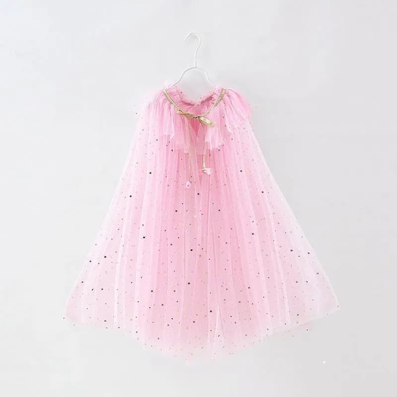 Costume de fille pour enfants, robe élégante, Cape pour enfants, fourniture de fête de noël et d'hal