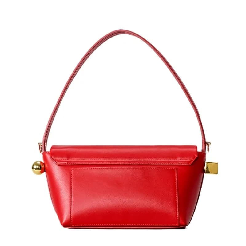 Sac à bandoulière carré à rabat, couleur unie, sac à main tendance avec poignée supérieure, design l