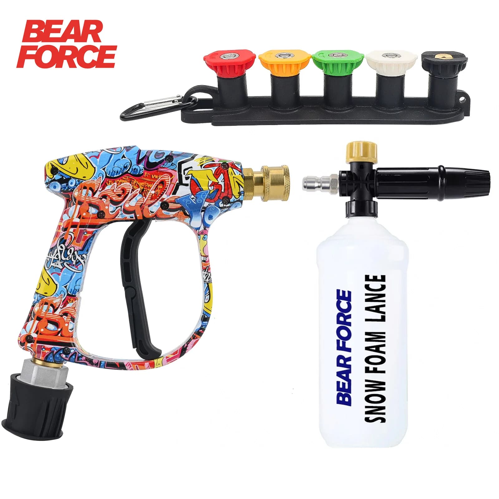Pistolet à eau pour nettoyeur haute pression, connecteur de tuyau de nettoyage de voiture pour Karch