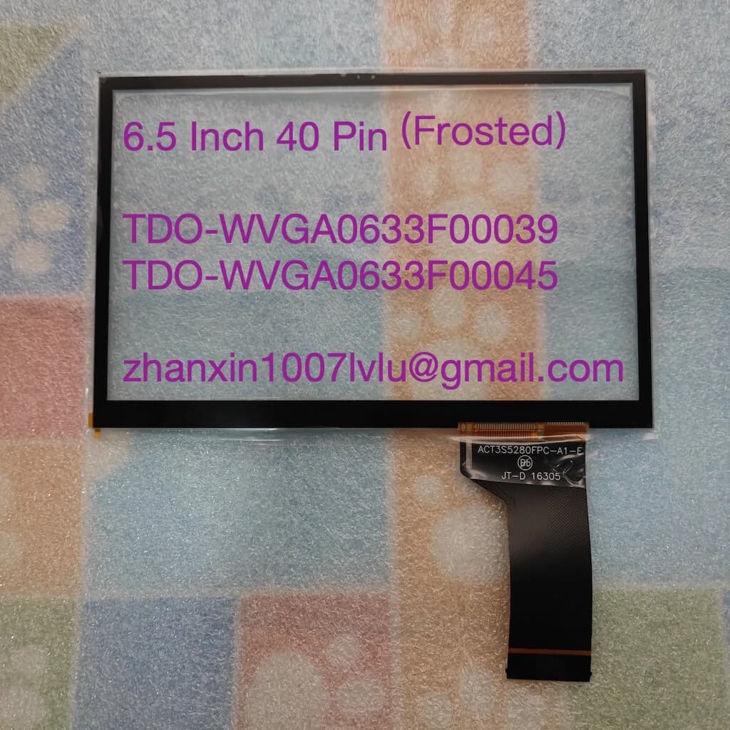 Nouvel écran tactile TDO-WVGA0633F00039 WVIncome 0633F00045 A2C15166500 pour VW MIB 2 200 680 682 ST