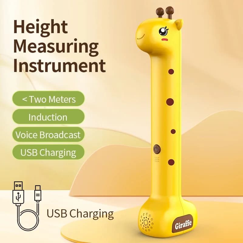 Mètre de mesure de la taille pour enfants à usage domestique avec mesure électronique par ultrasons,