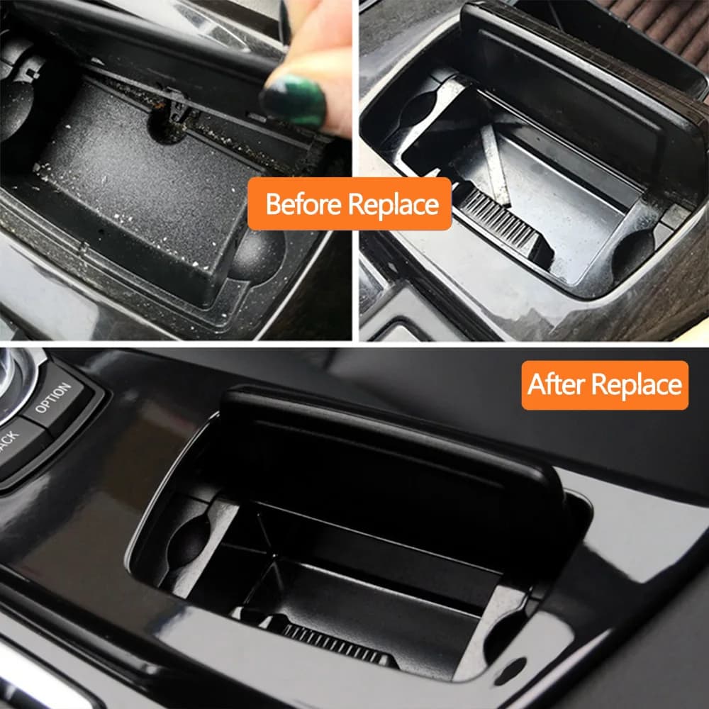 Cendrier de Console centrale de voiture, housse de cendres pour BMW série 5 F10 F11 F18 520 523 525 