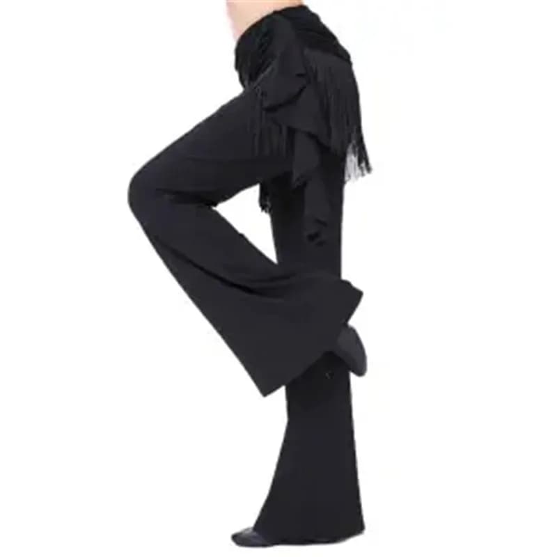 Nouveau haute qualité marin danse jupe pantalon femme gland trompette jupe pantalon danse carrée dan