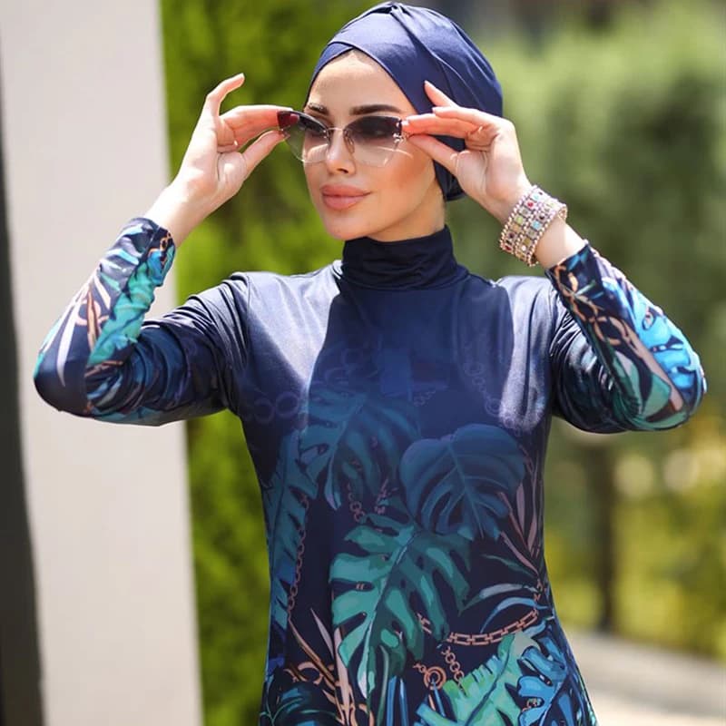 Burkini maillots de bains musulmans maillot bain femme hijab femme musulman Abaya – maillot de bain 