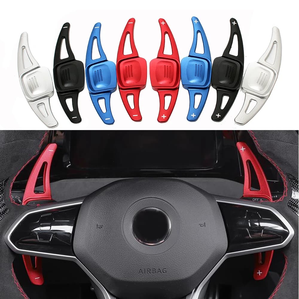 Extension de palette de changement de volant de voiture en aluminium, 2 pièces, pour VW Golf 8 MK8 R